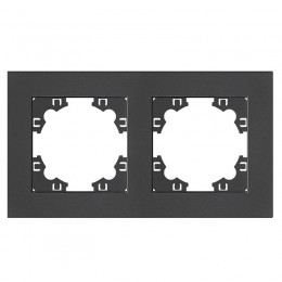 Рамка 2-м Афина универс. графит Universal A0044-Gr