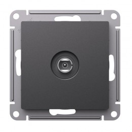 Розетка телевизионная TV AtlasDesign коннектор механизм базальт SE ATN001493