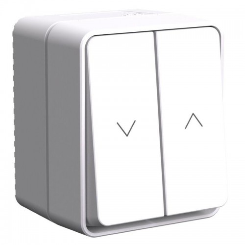 Выключатель для жалюзи 2-кл. AtlasDesign PROFI IP54 2хсх.4 бел. SE ATN540119