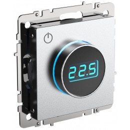 Термостат электронный с индик. BRITE СП IP20 ТС10-1-БрА механизм алюм. IEK BR-RT11-K47