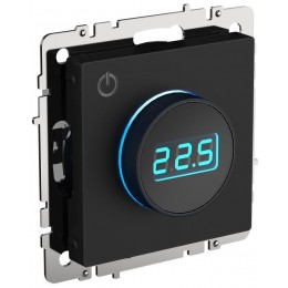 Термостат электронный с индик. BRITE СП IP20 ТС10-1-БрЧ механизм черн. IEK BR-RT11-K02