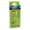 Кабель Type C-Lightning 3А 1.2м зарядка + передача данных бел. (коробка) ERGOLUX 15098