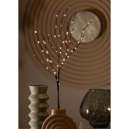 Ветвь имитация 60см черн. 54LED 2хAA (не в компл.) КОСМОС KOC_INT-B122