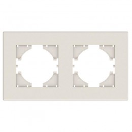 Рамка 2-местн. City беж. GUSI С1112-003