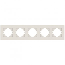 Рамка 5-местн. City беж. GUSI С1115-003