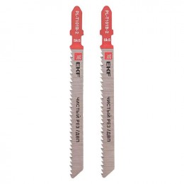 Пилка для электролобзика прямые T101B (чистовой рез по ДВП)(SK5) (уп.2шт) Expert EKF pl-t101b-2