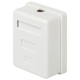 Розетка компьютерная 1-м RJ45 кат.5E неэкранир. Эра Б0056900
