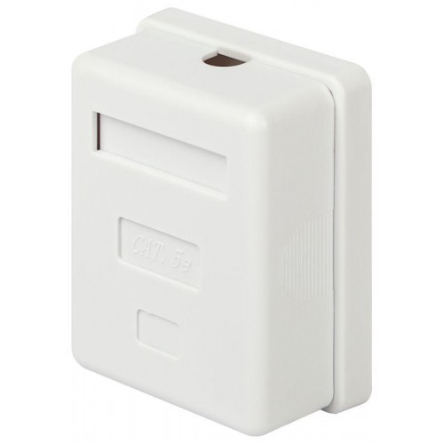 Розетка компьютерная 1-м RJ45 кат.5E неэкранир. Эра Б0056900
