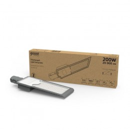 Светильник светодиодный Avenue 200Вт 5000К IP65 20 000лм 190-250В 600х200х70мм ДКУ уличный консольный КСС 