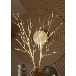Ветвь березы без листьев имитация 80см 100LED тепл. бел. IP44 6ч таймер провод бел. 50см КОСМОС KOC_INT-B126