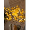 Ветвь гинкго имитация 90см 32LED тепл. бел. IP44 6ч таймер провод корич. 50см КОСМОС KOC_INT-B130