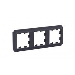 Рамка 3-м AtlasDesign Antique универс. карбон SE ATN101003