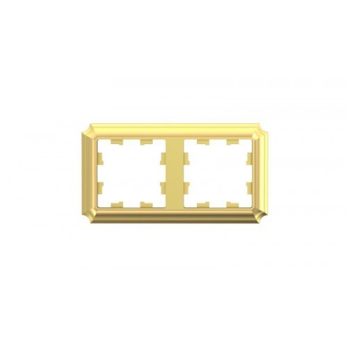 Рамка 2-м AtlasDesign Antique универс. зол. SE ATN101602