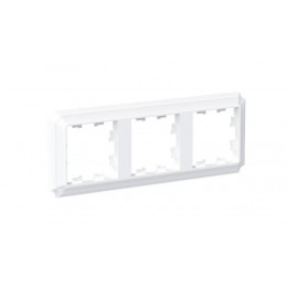 Рамка 3-м AtlasDesign Antique универс. бел. SE ATN100103