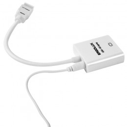 Переходник VGA-HDMI+AUX ELX-VA01P-HDMI комплект пластик пакет бел. Ergolux 15297