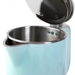 Чайник электрический ELX-KS12-C13 PRO нерж. сталь/пластик 1.8л 220-240В 2200Вт голуб. Ergolux 15330