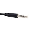 Наушники вакумные с микрофоном проводные ELX-WHP02P-C02 ПРОМО 3.5мм 1.2м пакет черн. Ergolux 15280