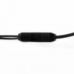 Наушники вакумные с микрофоном проводные ELX-WHP01P-C02 ПРОМО 3.5мм 1.2м пакет черн. Ergolux 15278