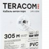 Кабель витая пара U/UTP кат.5E 4 пары 24 AWG solid PVC сер. TERACOM PRO PRO EKF TRP-5EUTP-04PVC-GY-IN3