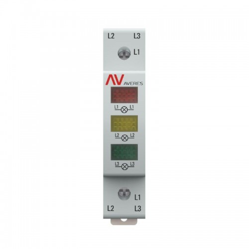 Индикатор напряжения трехфазный AV-L EKF av-l-3ph-averes