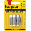 Элемент питания алкалиновый AAA/LR03 94 751 NBT-NE-LR03-BP4 (блист.4шт) Navigator 94751