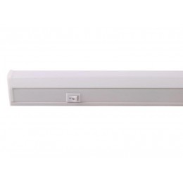 Светильник светодиодный LWL-2013-5CL 5Вт 20LED 4000К IP20 300лм 310мм 220В линейный с сетевым проводом пластик. бел. Ultraflash 12326