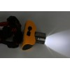 Фонарь аккумуляторный налобный E157 CREE 3Вт фокус 2 режима 220В пластик. желт. (бокс) Ultraflash 12351