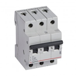 Выключатель автоматический модульный 3п C 40А 4.5кА RX3 ИЭК Leg 419712