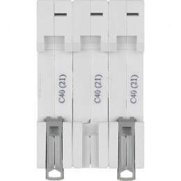 Выключатель автоматический модульный 3п C 40А 4.5кА RX3 ИЭК Leg 419712