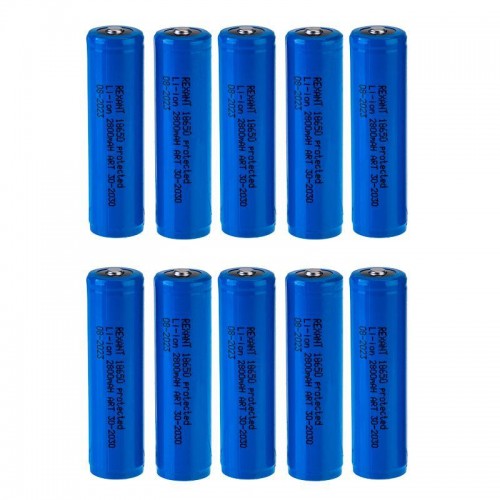 Аккумулятор Li-ion 18650 3.7В 2800мА.ч protected с защитой Rexant 30-2030