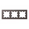 Рамка 3-м AtlasDesign Nature стекло мокко SE ATN320603