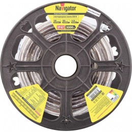 Лента светодиодная 14 512 NLS-3528WW60-4.8-IP67-220V (уп.20м) Navigator 14512