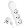 Удлинитель 3х3м с заземл. 10А IP20 ПВС 3х0.75 КОСМОС YKsm3m-3g-Z(10A)P
