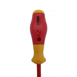 Отвертка диэлектрическая крестовая PZ1х80 Felo 91510290