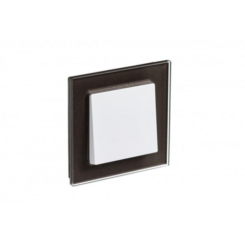 Рамка 1-м AtlasDesign Nature стекло мокко SE ATN320601