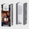 Фонарь декоративный 11х11х22.5см тепл. бел. эффект мерцания корпус черн. Neon-Night 513-065