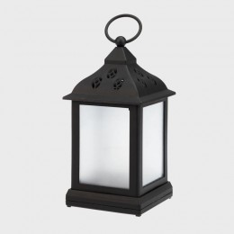 Фонарь декоративный 11х11х22.5см RGB эффект мерцания корпус черн. Neon-Night 513-064
