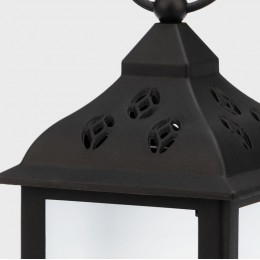 Фонарь декоративный 11х11х22.5см RGB эффект мерцания корпус черн. Neon-Night 513-064