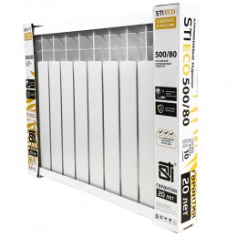Алюминиевый радиатор STI ECO RUS AL 500/80 10 сек.