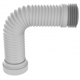 T928 Удлинитель гибкий для унитаза (гофра) армированный 280-560 мм.