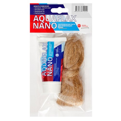 Набор Aquaflax Nano паста 30г. + лён Россия 15г.