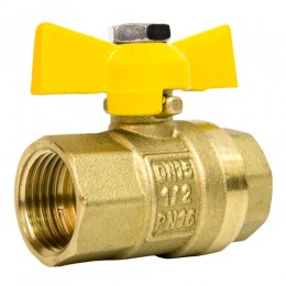 Кран шаровой газовый STI ГГ бабочка 15