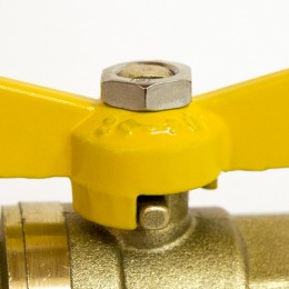 Кран шаровой газовый STI ГГ бабочка 20