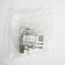 Кран шаровой STI накидная гайка с полусгоном бабочка угловой 20