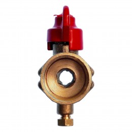 Кран шаровой 11б27п(м)1 для манометра с краном Маевского 15 (G½" - М20х1,5)