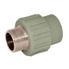 Муфта PPRC с НР 50х1½"  серая