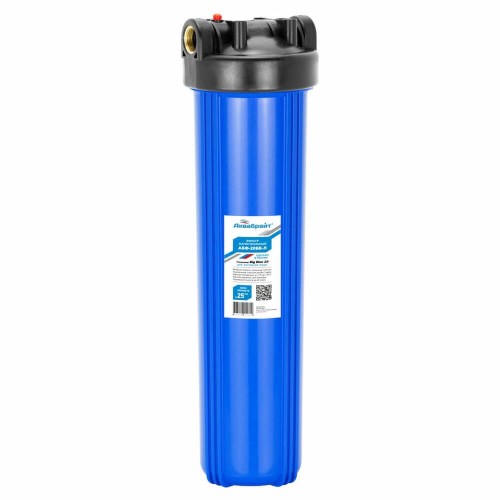 Фильтр д/воды АКВАБРАЙТ АБФ-20ББ-Л BB20", лат.рез. 1" (корпус, ключ)