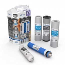 Комплект картриджей АКВАБРАЙТ К-5 ОСМО-5 (ПП-5М, УГП-10, ПП-1, ULP1812-75 V, УГА-ЛАЙН)