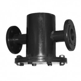 Грязевик вертикальный фланцевый PN10 DN125