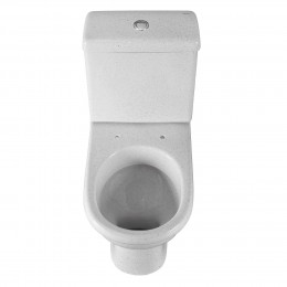 Унитаз-компакт Santeri Визит крап на белом (арматура и сиденье, косой выпуск)